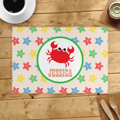 Crab Personalised Placemat