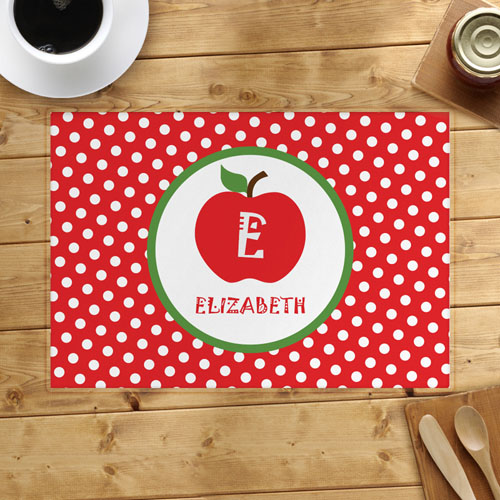 Apple Personalised Placemat