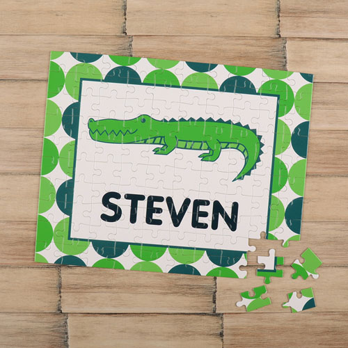 Crocodile Personalised Kids Puzzle