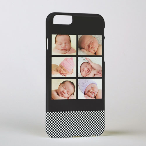 Black Six Collage Personalised Photo iPhone 6 Case