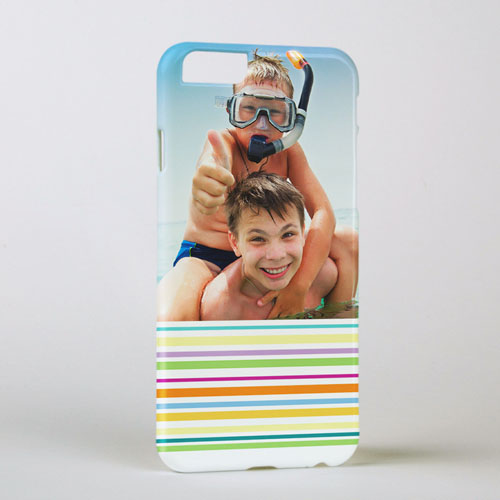 Colourful Stripe Personalised Photo iPhone 6 Case