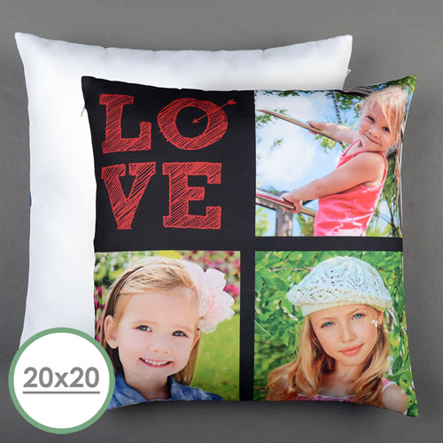Love Arrow Red Personalised Large Pillow Cushion Cover 20
