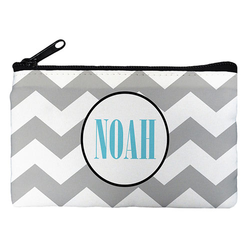Chevron Personalised Cosmetic Bag (Many Colour)