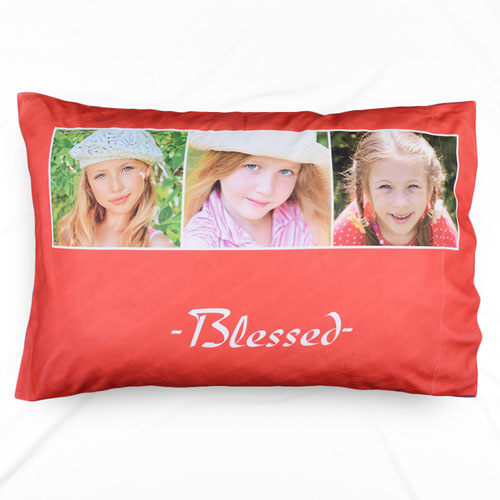 Blessed Collage Personalised Pillowcase