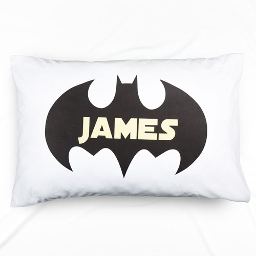 Bat Personalised Name Pillowcase