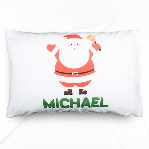 Santa Claus Personalised Name Pillowcase