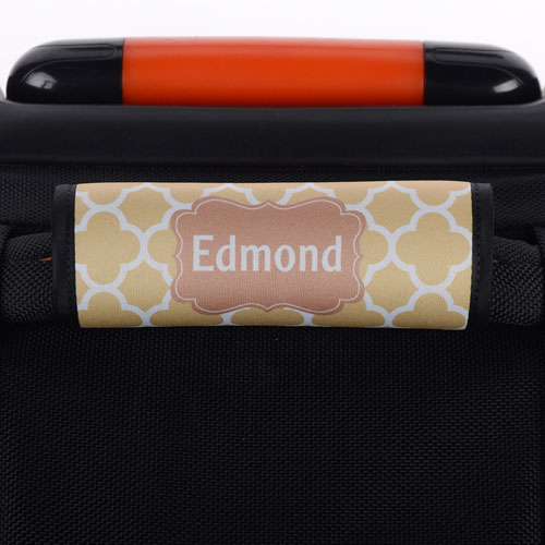 Brown Clover Personalised Luggage Handle Wrap