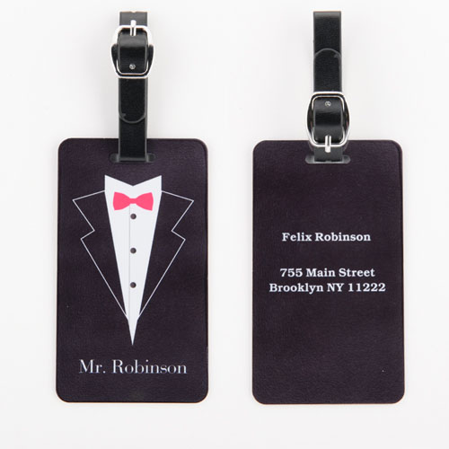 Mr. Personalised Wedding Luggage Tag