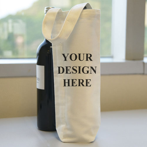 Personalised Wine Cotton Tote Bag Bag