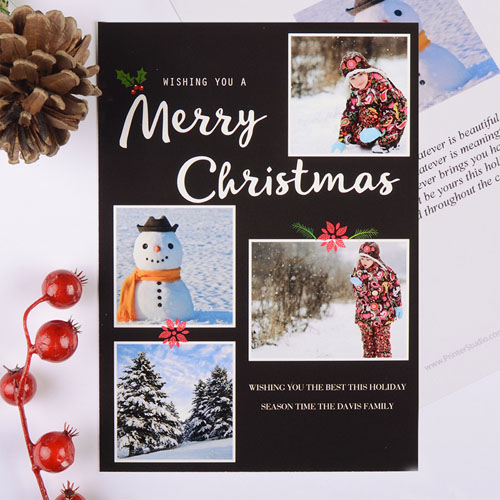 Christmas Collage Personalised Photo Card