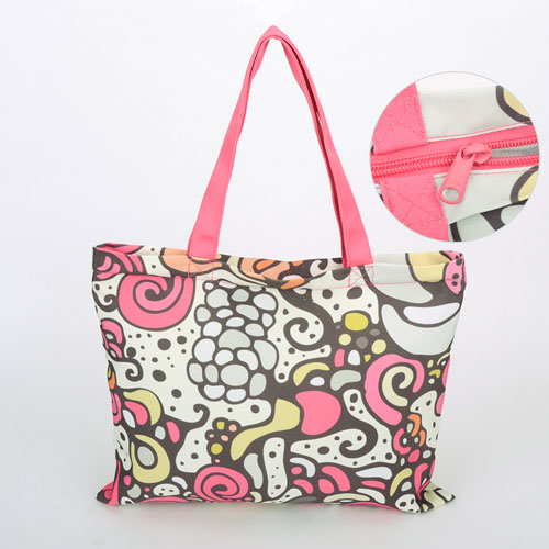 Custom All Over Print Tote Bag With Zipper, 11