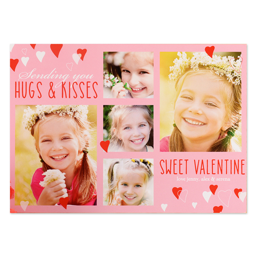 Sweet Valentine Personalised Photo Card