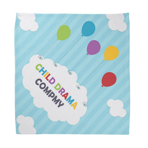 Custom Child Size Bandana With Design Artwork Full Colour, 18