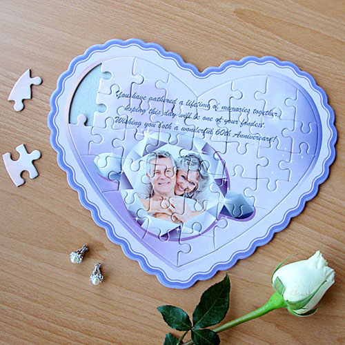 My Girl Personalised Heart Shape Puzzle