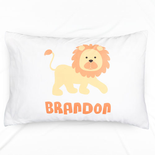 Lion Personalised Pillowcase