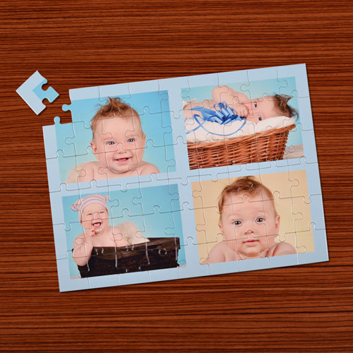 Personalised Baby Blue 4 Collage 12