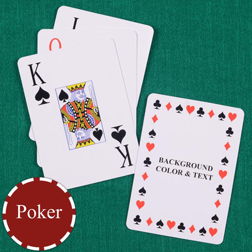 Personalised Poker Timeless Jumbo Index Playing Cards