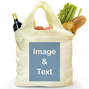 Folded Shopper Bag, Portrait Image