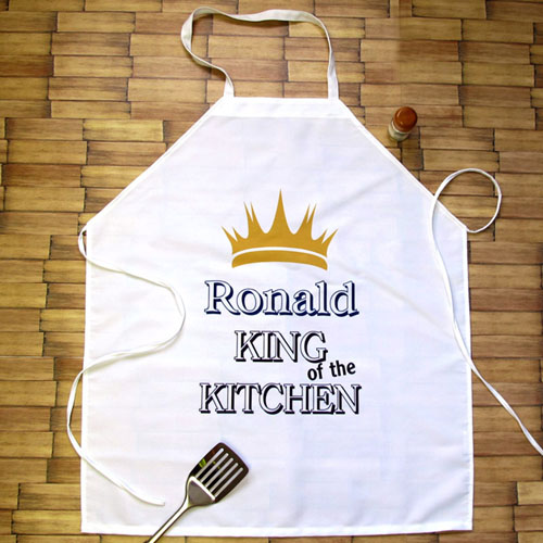King Of The Kitchen Personalised Adult Apron