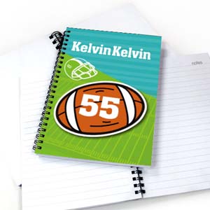 Personalised Athletic Notebook, Football