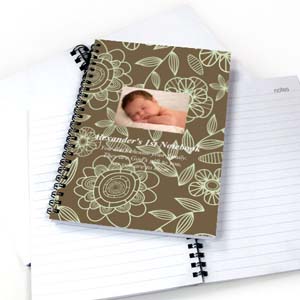 Create Your Own Field Of Flowers Star Photo Notebook