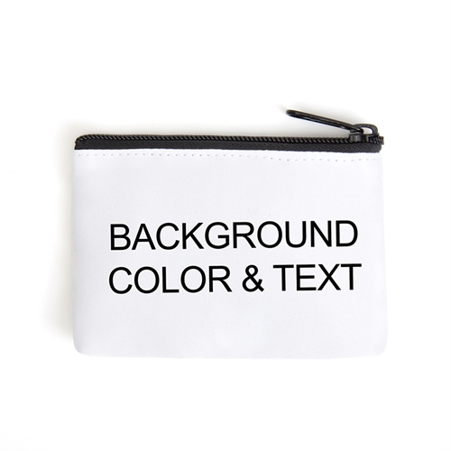 Colour & Text Personalised Coin Purse (Different Design)