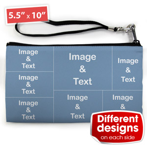 Personalised Facebook Seven Collage (2 Side Different Image) Clutch Bag 5.5