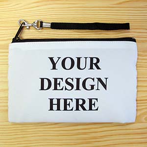 Personalised Custom Full Colour Print (2 Side Same Image) Wristlet Bag (Medium Inch)