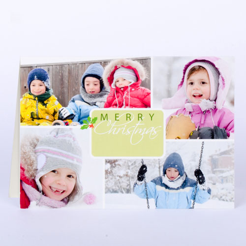 Winter Harmony Personalised Photo Christmas Card
