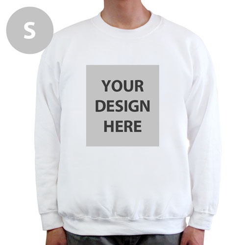 Design Your Own Personalised Photo White Sweatshirt