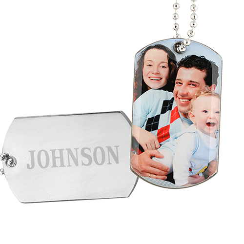 Personalised Picture Perfect Photo Dog Tag Pendant