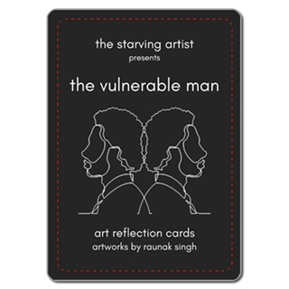The Vulnerable Man | Men's Mental Health Art Reflection Cards