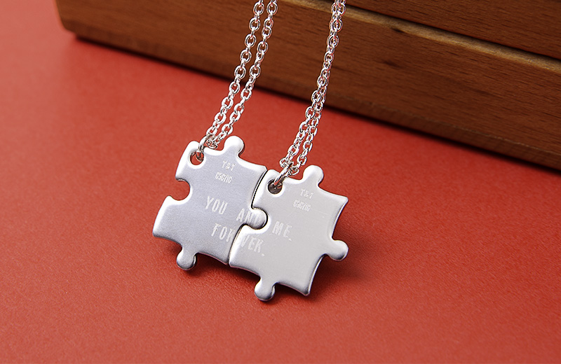 Walk around in style together with Couple Necklaces