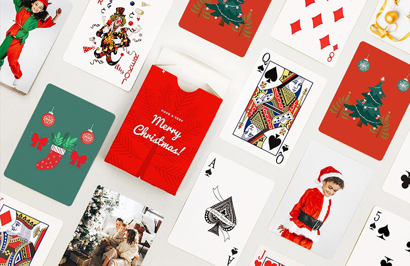 Customize Playing Cards for Unforgettable Christmas Game Nights