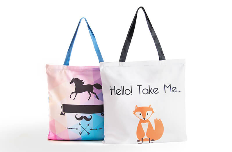 Personalised Everyday tote bags printed with your design