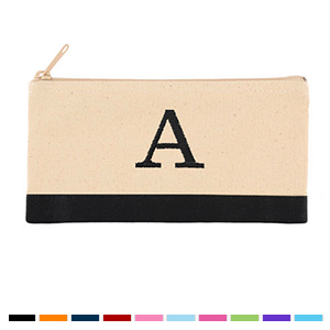 11.4 cm x 21.6 cm Embroidered cosmetic bags