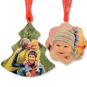 Custom Full Colour Print Wood Ornaments