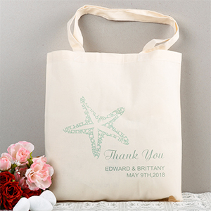 Personalized Simple Canvas Tote Bag